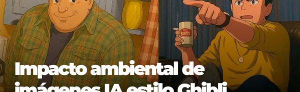 Impacto ambiental de imágenes IA estilo Ghibli